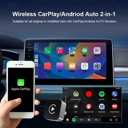 Seamless Wireless Carplay & Android Auto™